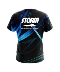 Alternative view of Storm Aqua Swirl CoolWick Bowling Jersey