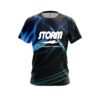 Storm Aqua Swirl CoolWick Bowling Jersey