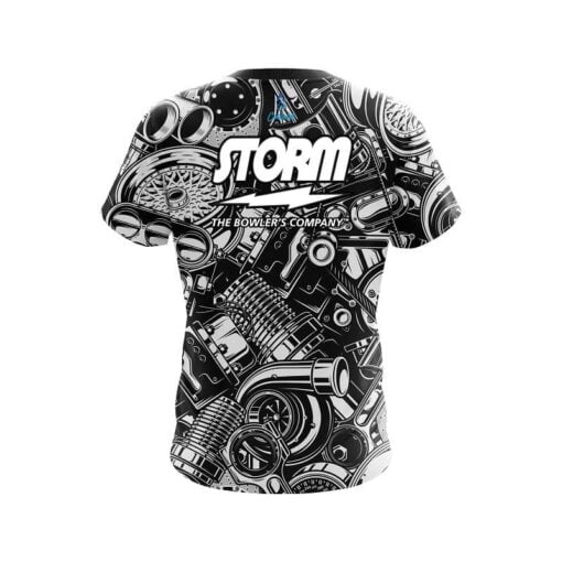 Storm Auto Parts Explosion CoolWick Bowling Jersey - Image 2