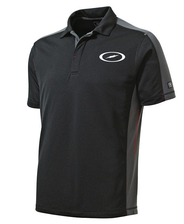 Storm Crux Blacktop Men's Embroidered Coolwick Bowling Shirt