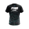 Storm Aqua Honeycomb Fusion CoolWick Bowling Jersey - Image 2