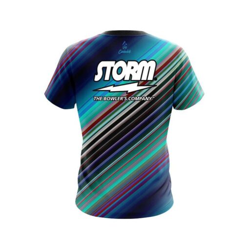 Storm Candy Stripe CoolWick Bowling Jersey - Image 2