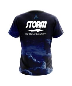 Alternative view of Storm Cloudy Night CoolWick Bowling Jersey