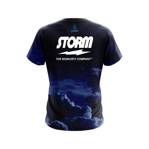 Storm Cloudy Night CoolWick Bowling Jersey - Image 2