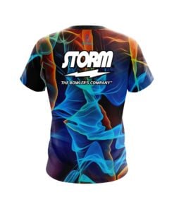 Alternative view of Storm Cloudy Smoke CoolWick Bowling Jersey