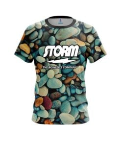 Storm Color Pebbles CoolWick Bowling Jersey