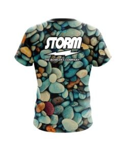 Alternative view of Storm Color Pebbles CoolWick Bowling Jersey