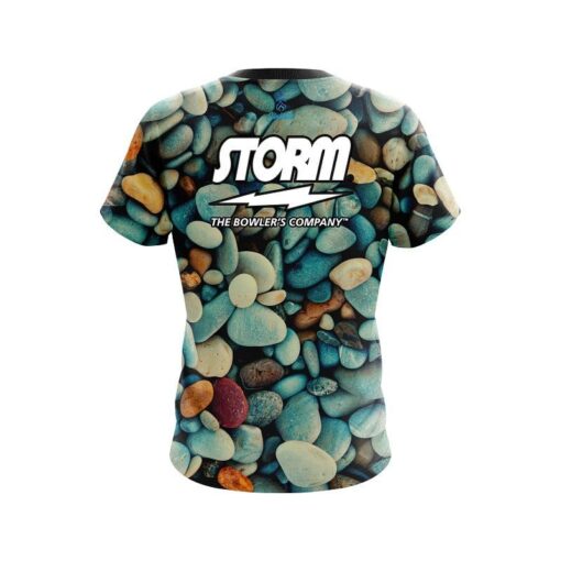 Storm Color Pebbles CoolWick Bowling Jersey - Image 2