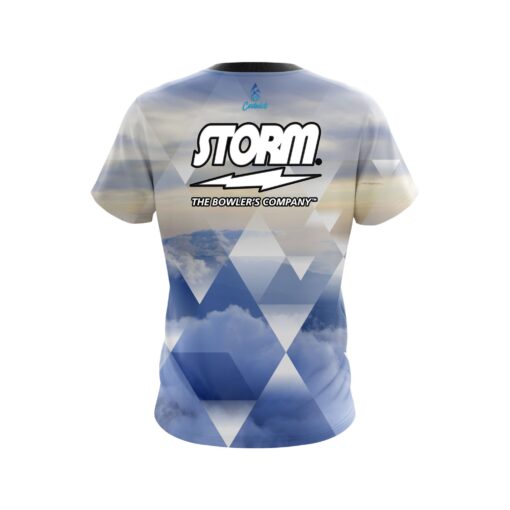Storm Diamond Clouds CoolWick Bowling Jersey - Image 2