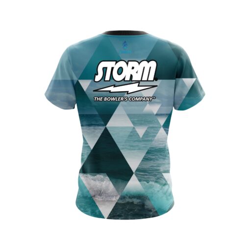 Storm Diamond Waves CoolWick Bowling Jersey - Image 2