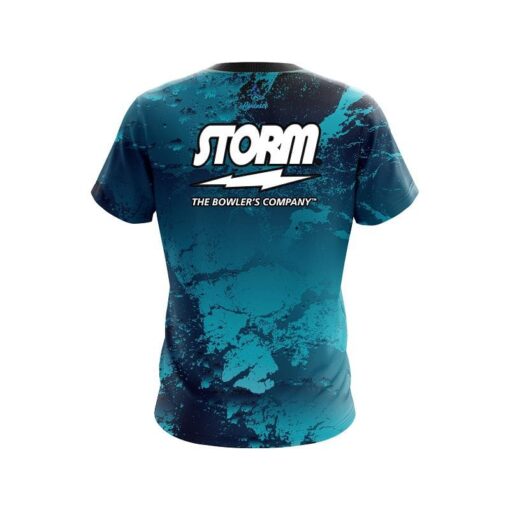 Storm Graphite Blue CoolWick Bowling Jersey - Image 2