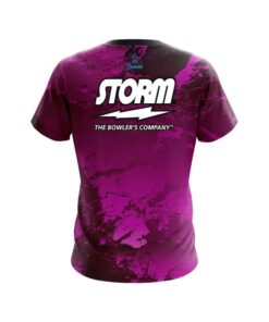 Alternative view of Storm Graphite Pink CoolWick Bowling Jersey
