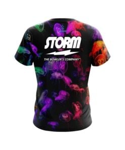 Alternative view of Storm Glowing Jellyfish CoolWick Bowling Jersey