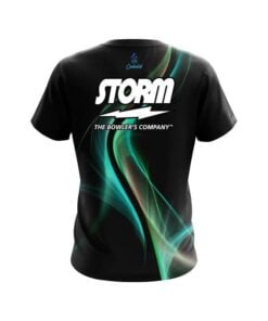 Alternative view of Storm Glowing Wave CoolWick Bowling Jersey