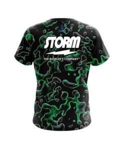 Alternative view of Storm Green Flowing Fluid CoolWick Bowling Jersey