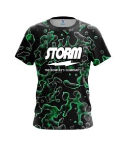Storm Green Flowing Fluid CoolWick Bowling Jersey