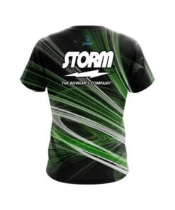 Alternative view of Storm Green Motion Swirl CoolWick Bowling Jersey
