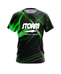 Storm Green Spiral CoolWick Bowling Jersey