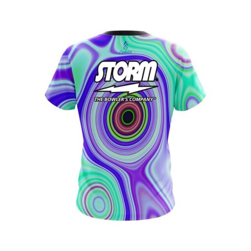 Storm Hypnotic Swirl CoolWick Bowling Jersey - Image 2