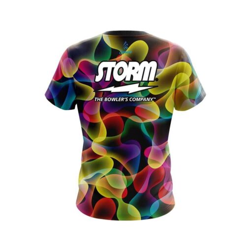 Storm Multi Color Lava CoolWick Bowling Jersey - Image 2