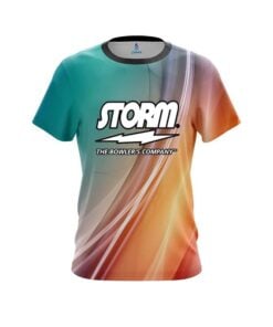 Storm Multi Color Swirl CoolWick Bowling Jersey