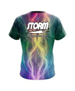 Alternative view of Storm Multi Color Electric CoolWick Bowling Jersey