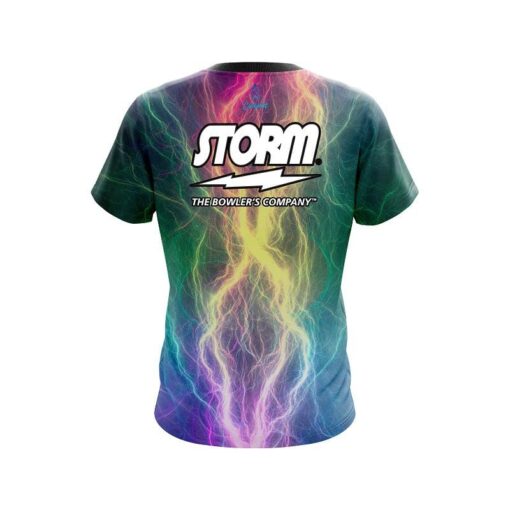 Storm Multi Color Electric CoolWick Bowling Jersey - Image 2
