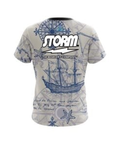 Alternative view of Storm Nautical Navigation CoolWick Bowling Jersey