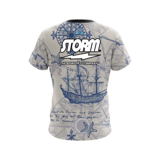 Storm Nautical Navigation CoolWick Bowling Jersey - Image 2
