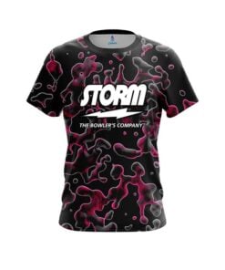 Storm Pink Flowing Fluid CoolWick Bowling Jersey
