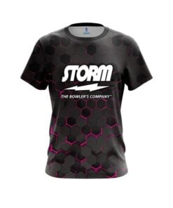 Storm Pink Honeycomb Fusion CoolWick Bowling Jersey