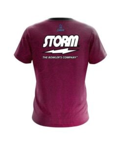 Alternative view of Storm Pink Grunge Canvas CoolWick Bowling Jersey