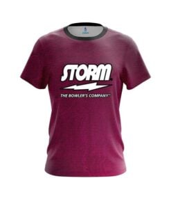 Storm Pink Grunge Canvas CoolWick Bowling Jersey