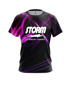 Storm Pink Spiral CoolWick Bowling Jersey