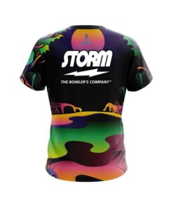 Alternative view of Storm Psychedelic Lakeside CoolWick Bowling Jersey