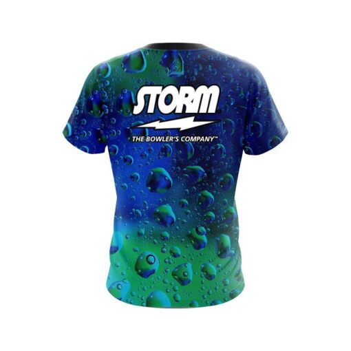 Storm Rain Drop CoolWick Bowling Jersey - Image 2