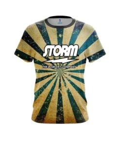 Storm Retro Grunge 2 CoolWick Bowling Jersey