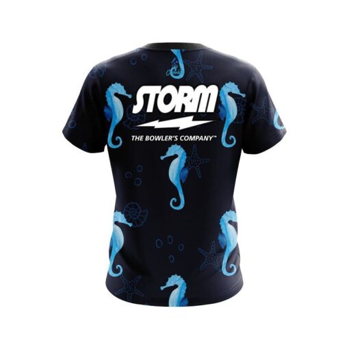 Storm Underwater Seahorse CoolWick Bowling Jersey - Image 2