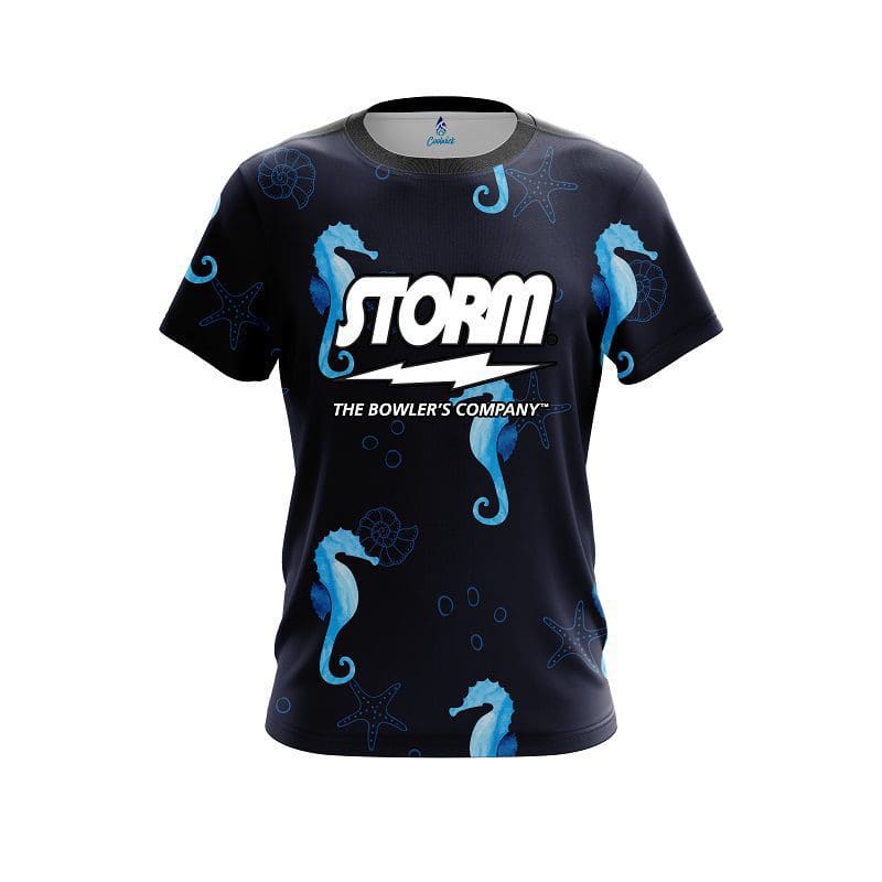Storm Underwater Seahorse CoolWick Bowling Jersey