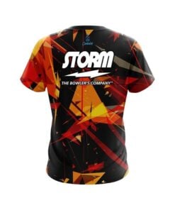 Alternative view of Storm Shattered Shapes CoolWick Bowling Jersey