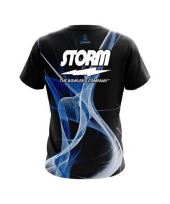 Alternative view of Storm Smokey Blue Wave CoolWick Bowling Jersey