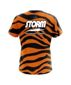 Alternative view of Storm Tiger Stripes CoolWick Bowling Jersey