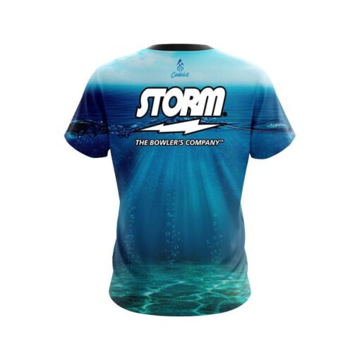 Storm Underwater Abyss CoolWick Bowling Jersey - Image 2