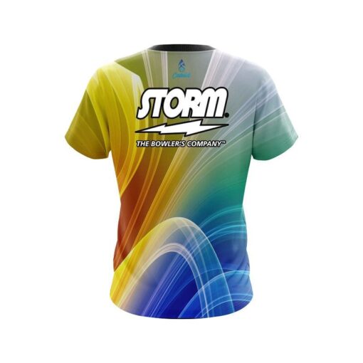 Storm Wave Runner CoolWick Bowling Jersey - Image 2