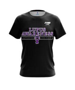 Storm World Lupus Cancer Awarenes 5 CoolWick Bowling Jersey