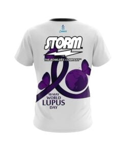 Alternative view of Storm World Lupus Cancer Awareness  CoolWick Bowling Jersey