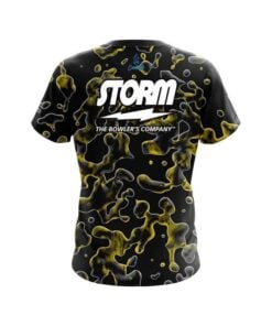 Alternative view of Storm Yellow Flowing Fluid CoolWick Bowling Jersey