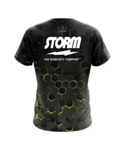 Alternative view of Storm Yellow Honeycomb Fusion CoolWick Bowling Jersey