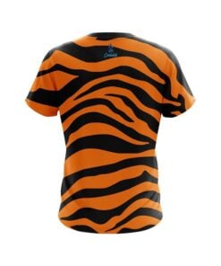 Alternative view of Plain Tiger Stripes CoolWick Bowling Jersey