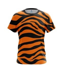 Plain Tiger Stripes CoolWick Bowling Jersey